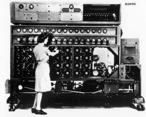 Il dispositivo 'bombe' di Alan Turing